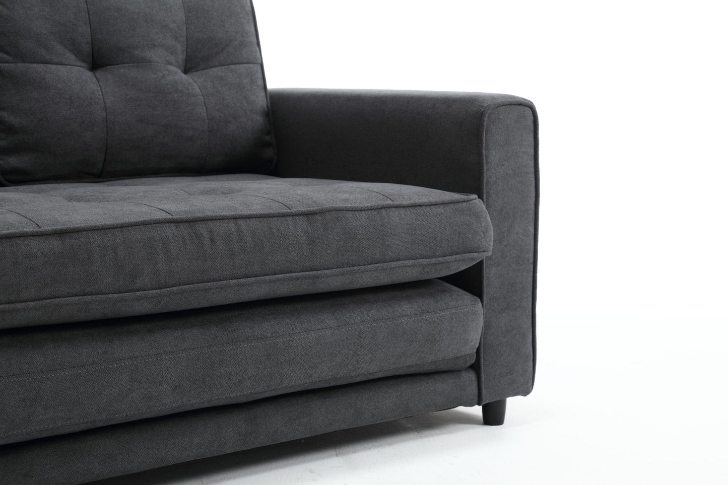 NEW 3 Fold Convertible Futon Couch Sleeper Loveseat Sofa Bed Pull Out Couch