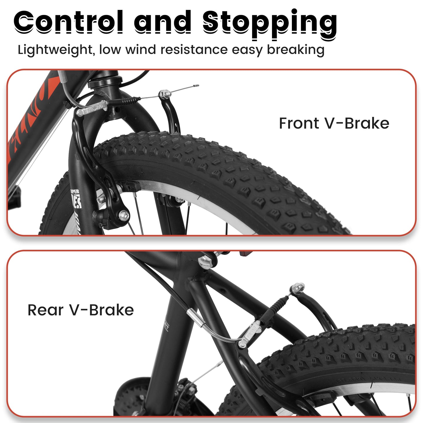 NEW A24338 24 Inch Carbon Steel Frame Mountain Bike,21-Speed Dual V-Brake, Adult and Teens Bicycle for Mountain