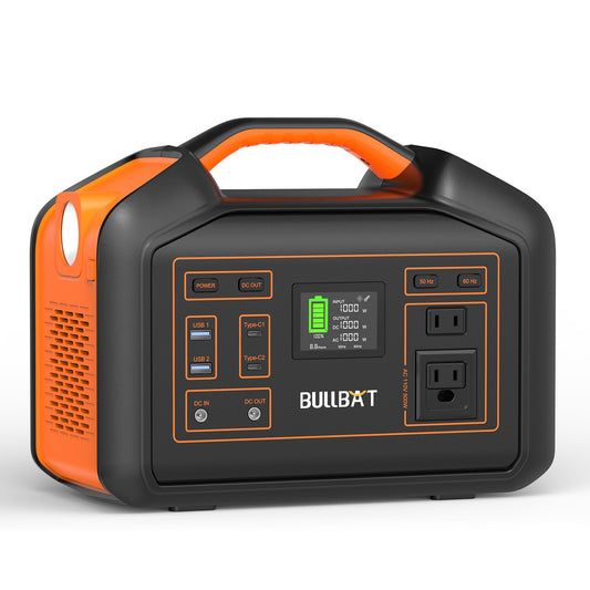 NEW Bullbat 500W Compact Outdoor Energy Storage Inverts Battery Generator Power Supply