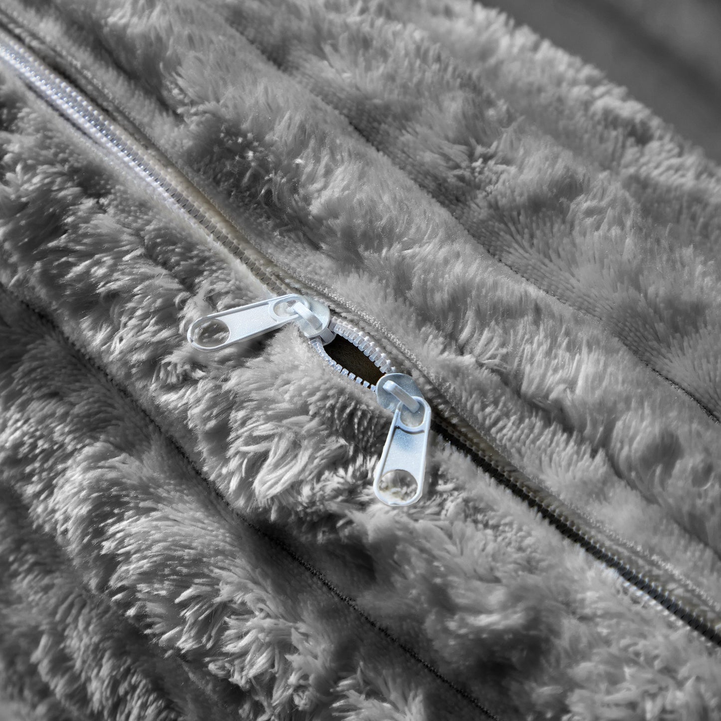 NEW 102.4' Grey Corduroy 4-Seat Comfy Upholstered Modern Plush Sofa