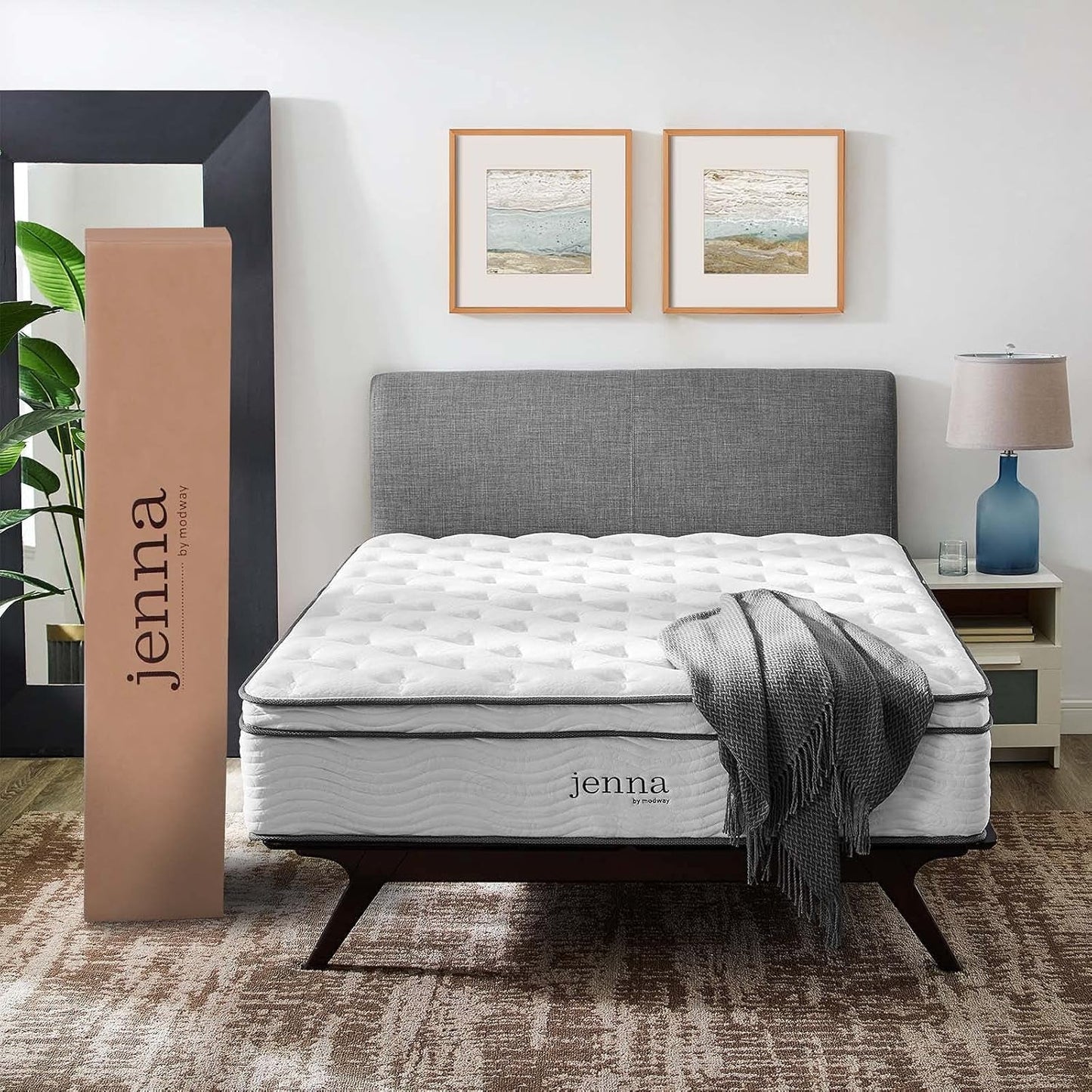 NEW Queen Hybrid Mattress 14 Inch Memory Foam Wrapped Coils