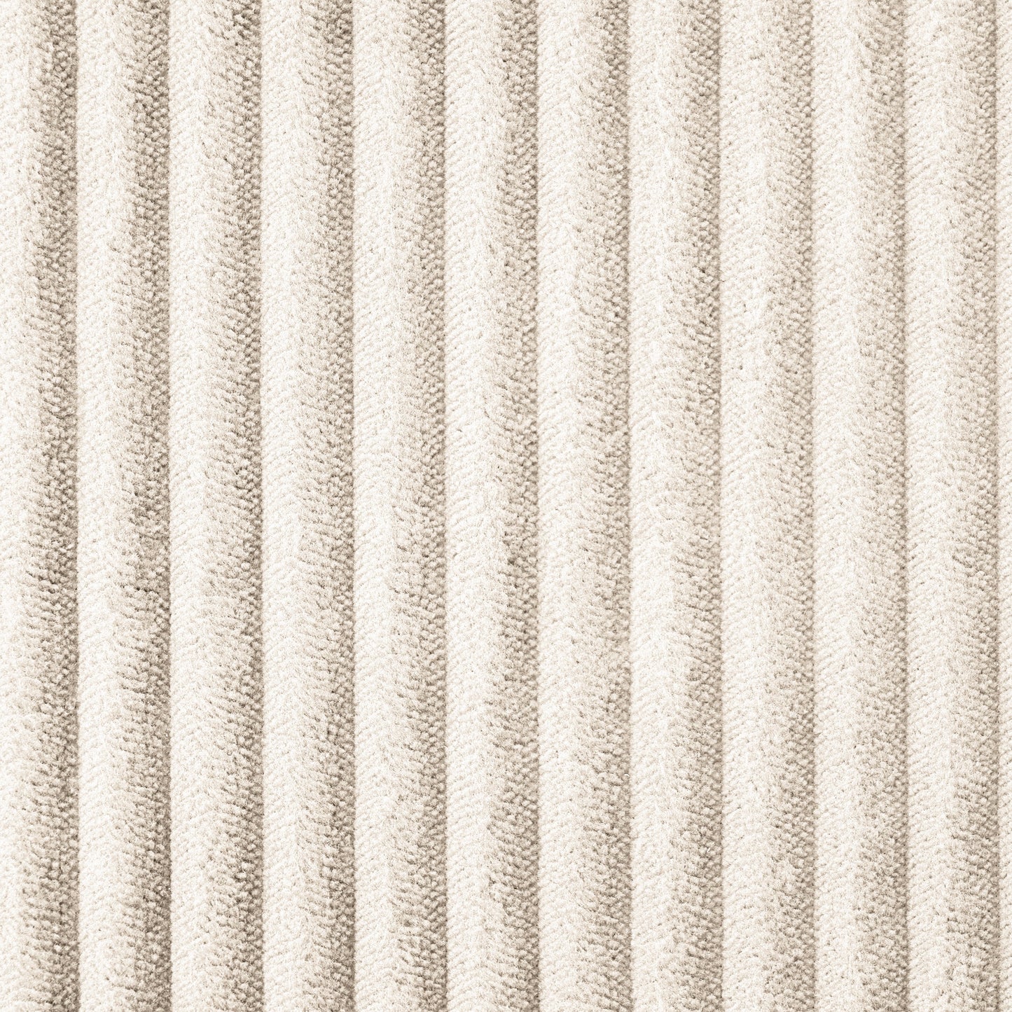 NEW Off White Modern Luxury L-Shaped Sofa with Padded Corduroy