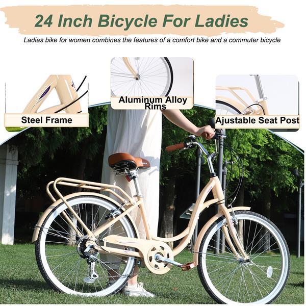 NEW Zukka 24 Inch Women's Bike Bicycle Cruiser