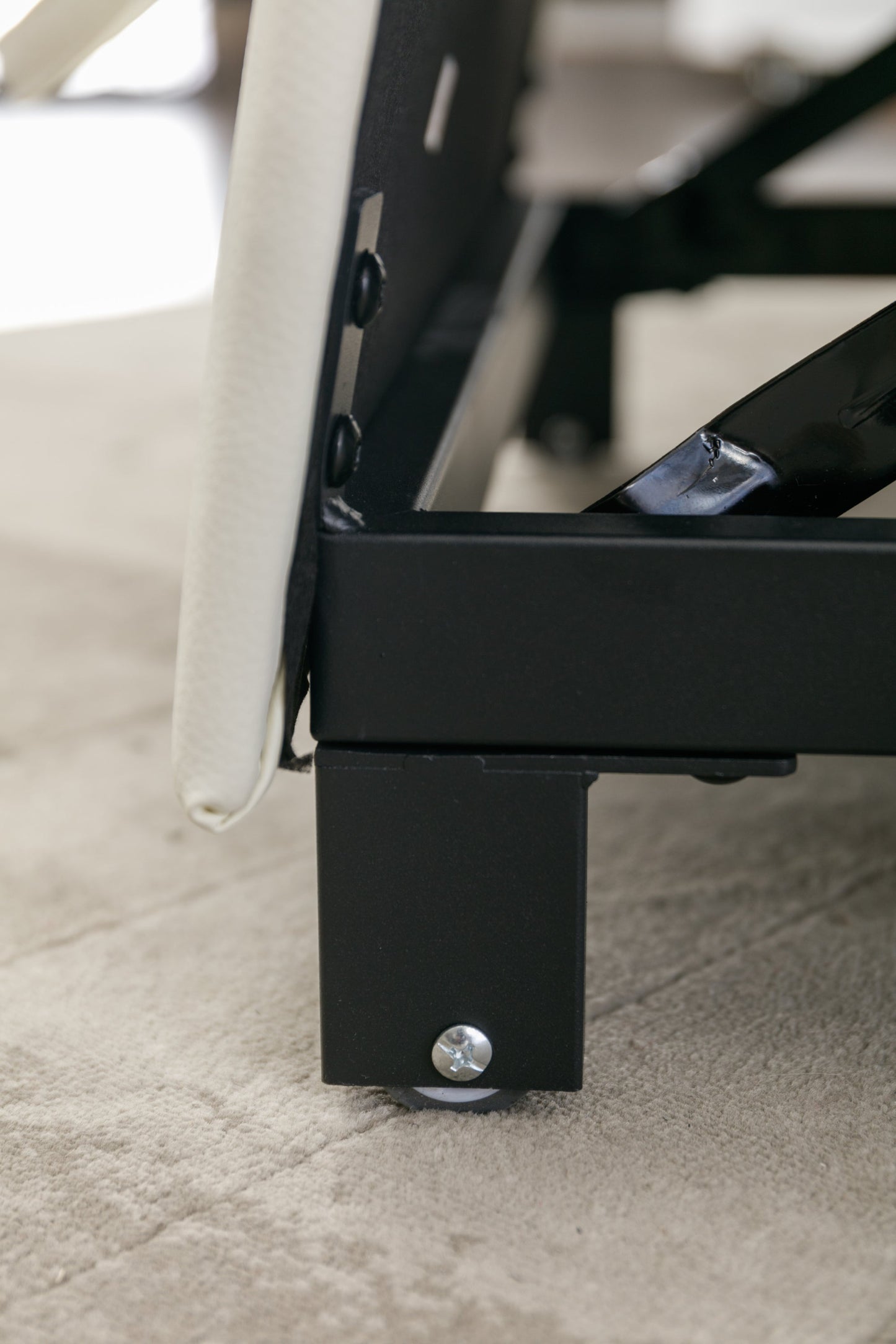 NEW Dark Grey Linen Futon Bed Convertible Chair 3-in-1 Pull Out Sleeper