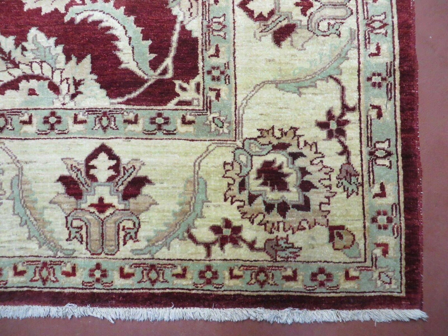 USED 8' X 10' Vintage Fine Handmade Peshawar Agra Chobi Rug