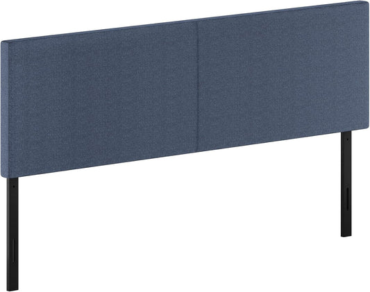 NEW Stylish King Size Upholstered Headboard in Denim