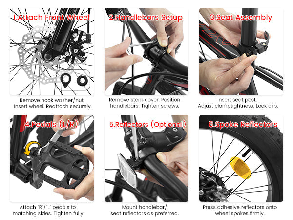 NEW S20109 20 Inch Mountain Bike for Kids and Teenagers, High Carbon Steel Frame, Disc Brakes, Durable Wide Tires, Front Suspension, 7-Speed, Ideal for Snow and Off-Road Riding
