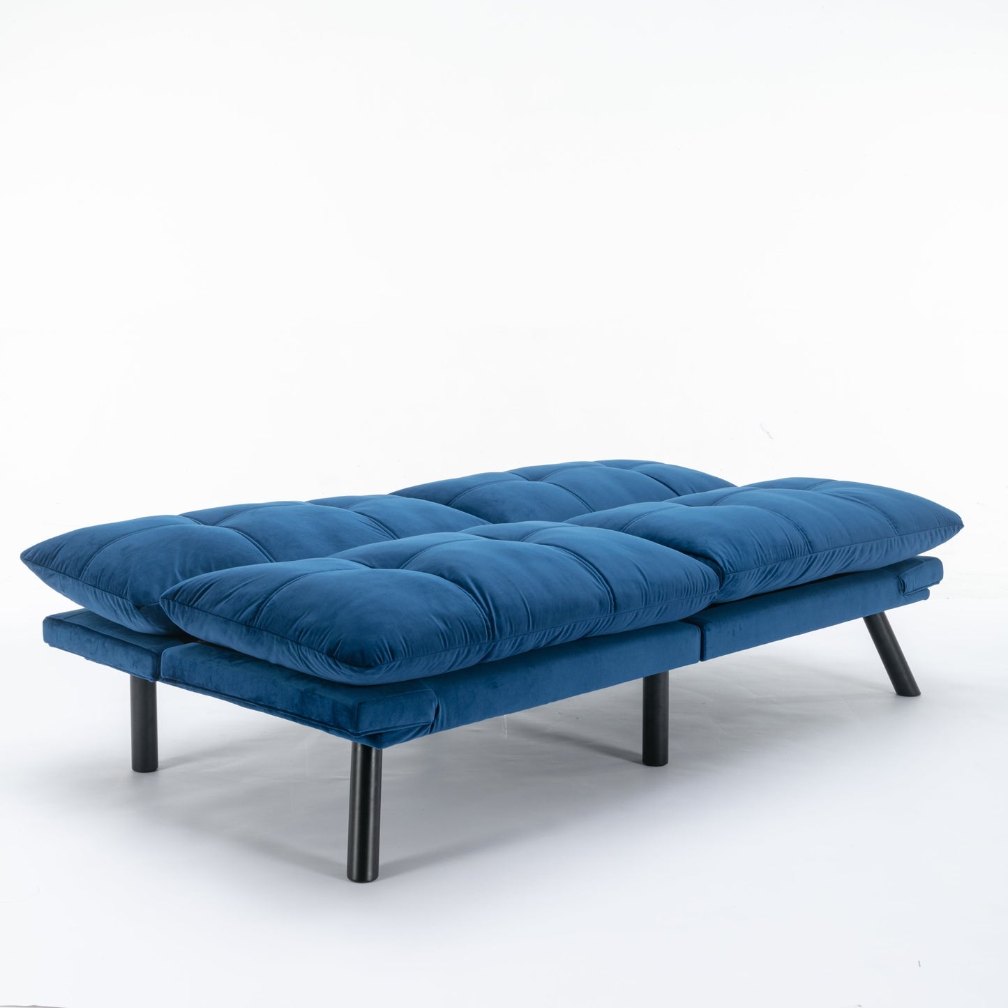 NEW Navy Blue Convertible Folding Modern Sofa Bed