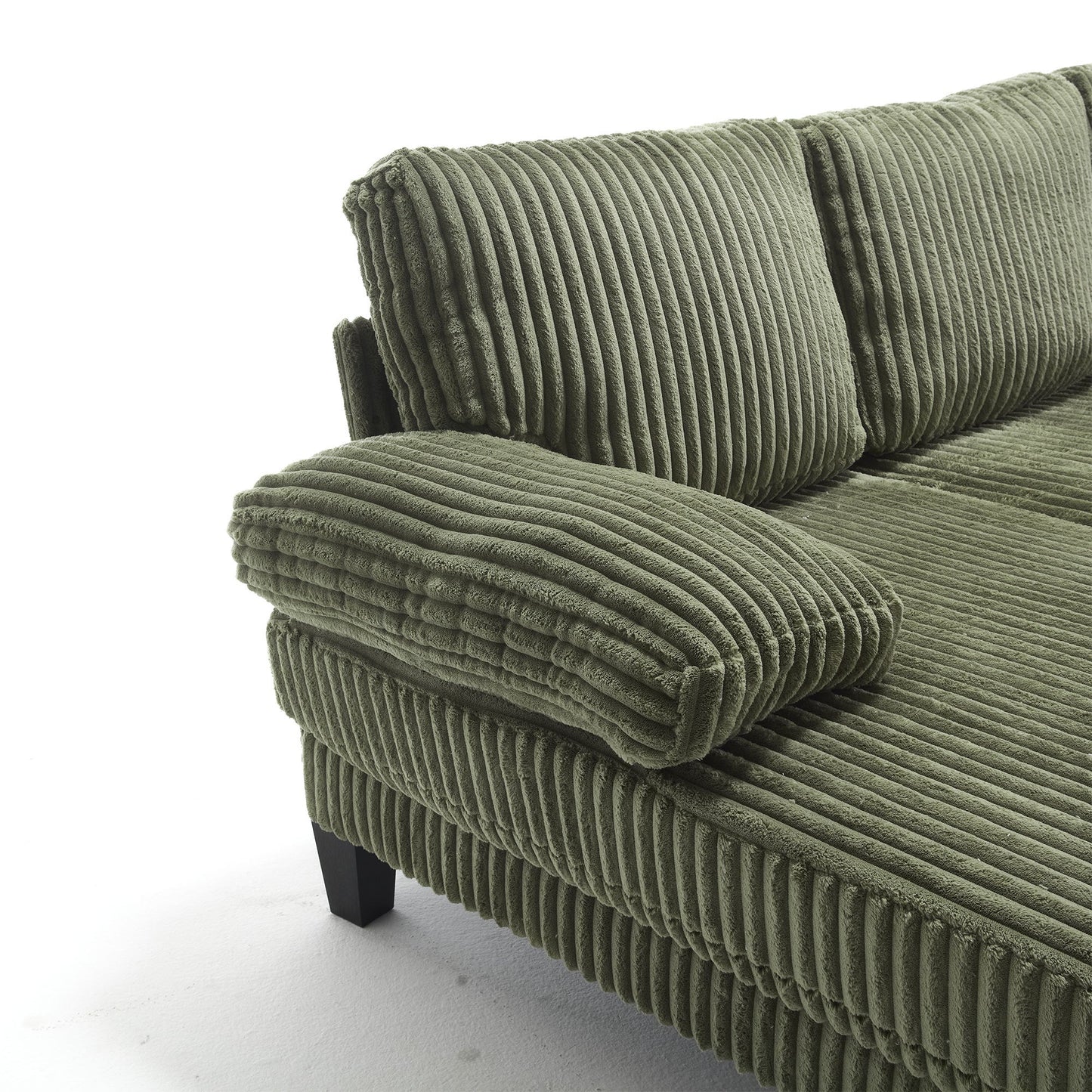 NEW VIDEO provided][New]U-Shaped Couch with Oversized Seat,4-Seat Sofa  with Double Chaise,Comfortable and spacious indoor furniture for Living Room,Apartment