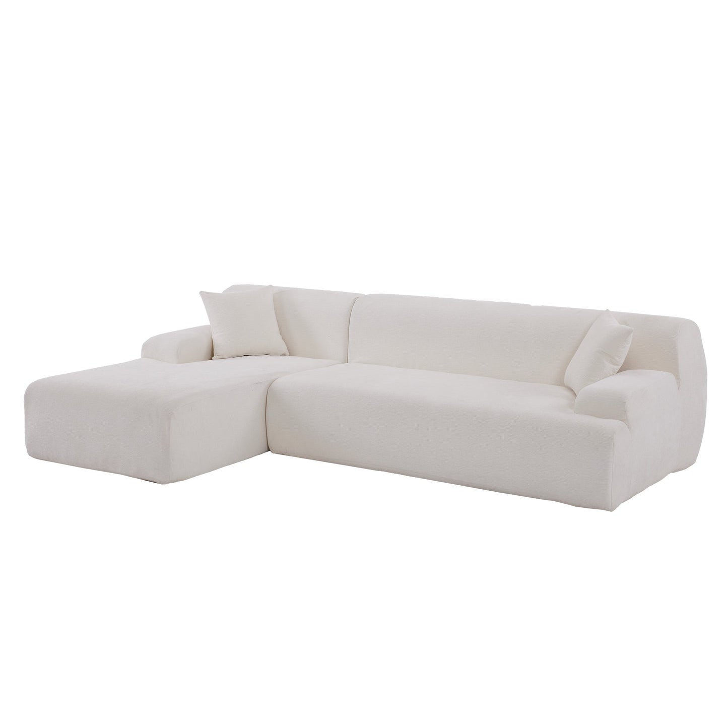 NEW 2 Piece Free Combination U_Style Modern Large L-Shape Modular Sectional Sofa