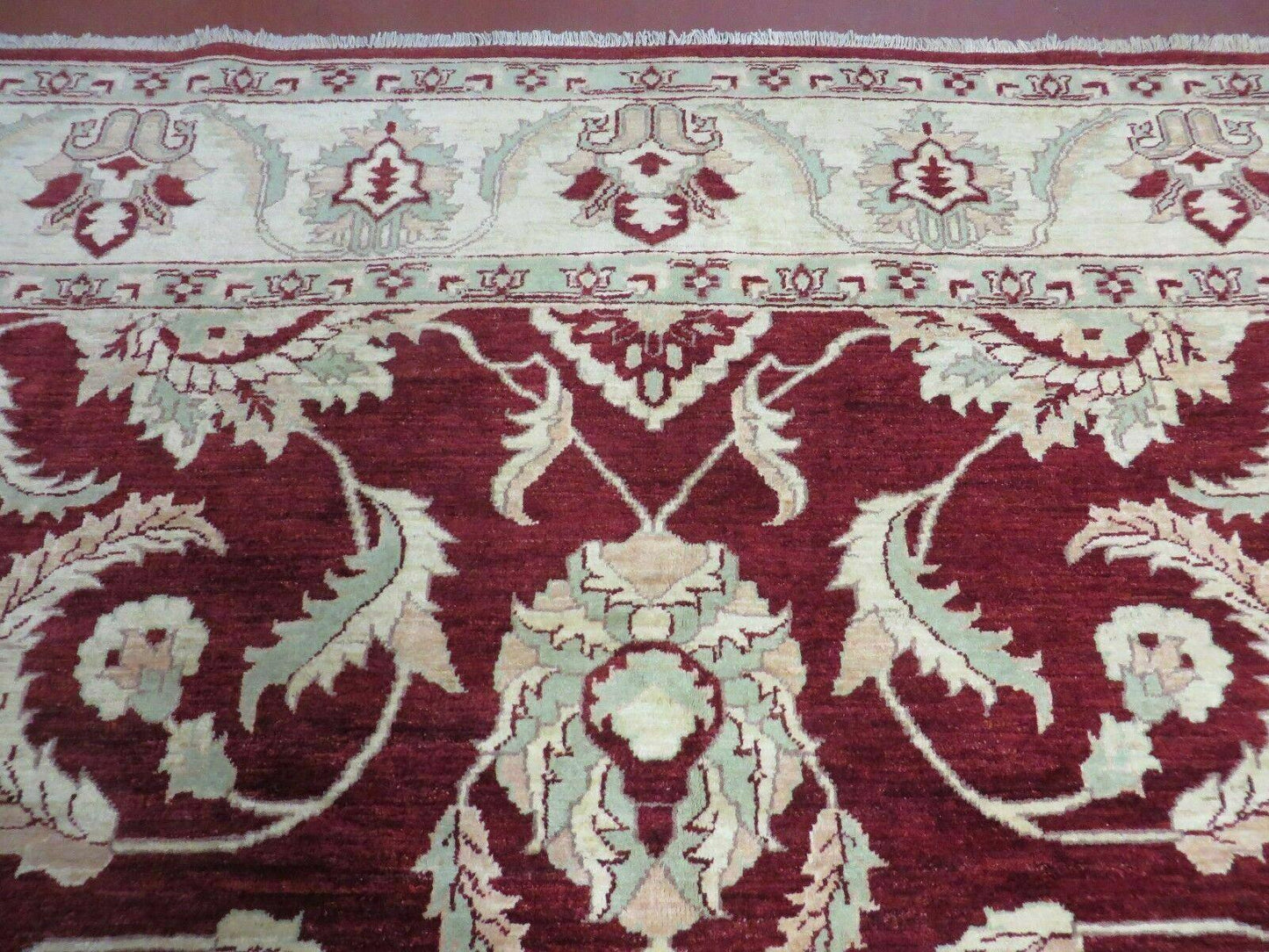 USED 8' X 10' Vintage Fine Handmade Peshawar Agra Chobi Rug