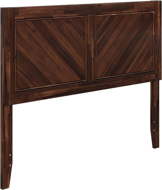 NEW Rustic Solid Wood Headboard With USB Charging Station