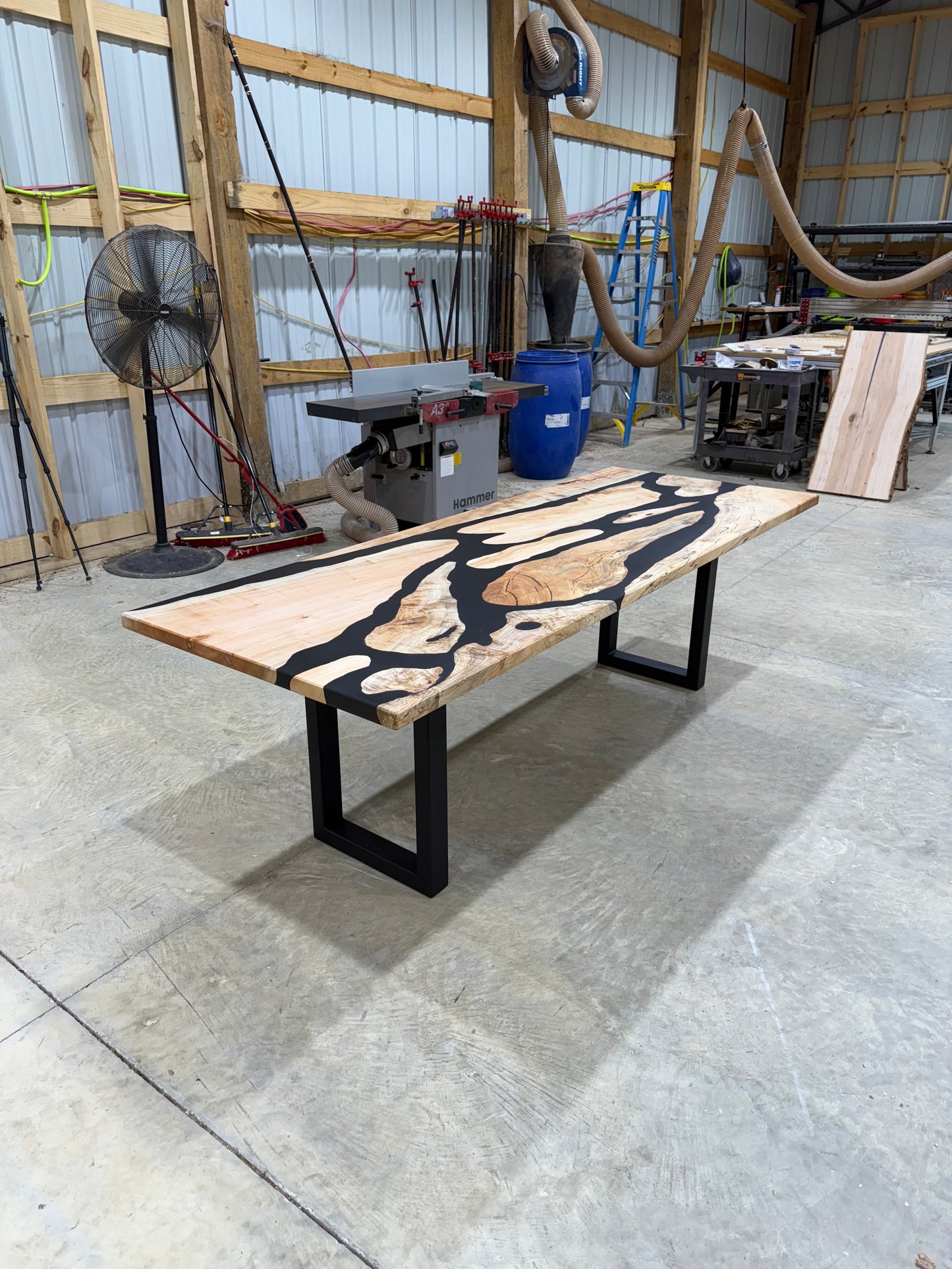 NEW 8x3 Maple River Table