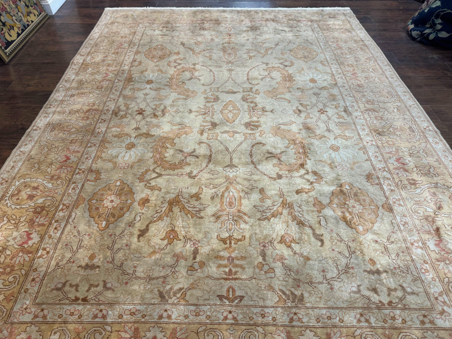 USED Turkish Oushak Rug 8 x 11.6