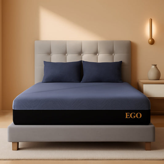 NEW Queen Memory Foam Mattress Charcoal Premium Orthopedic