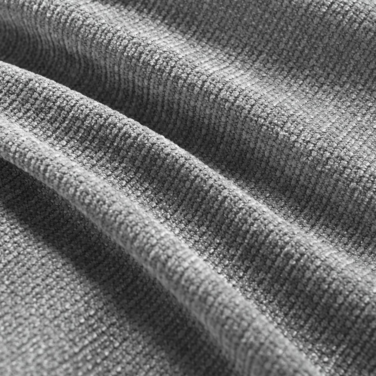 NEW Oversized Chaise Lounge Chair with Solid Wood Legs and Soft Upholstery, Gray