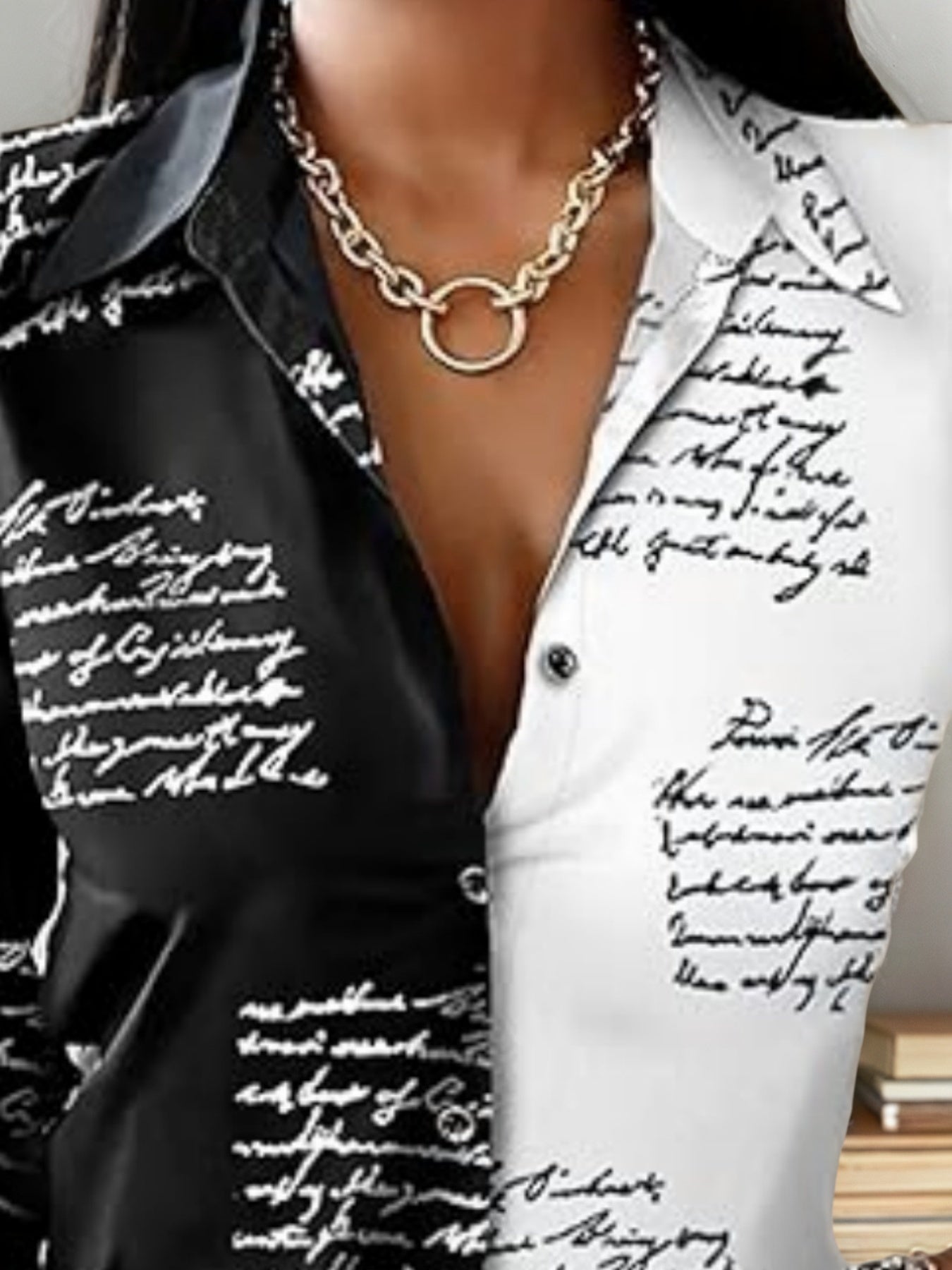 New 2025 New Women's Shirt Fashion Casual Colorful Long Sleeve Shirt Flower Printed Top Loose Neck Sexy T-shirt Fashion