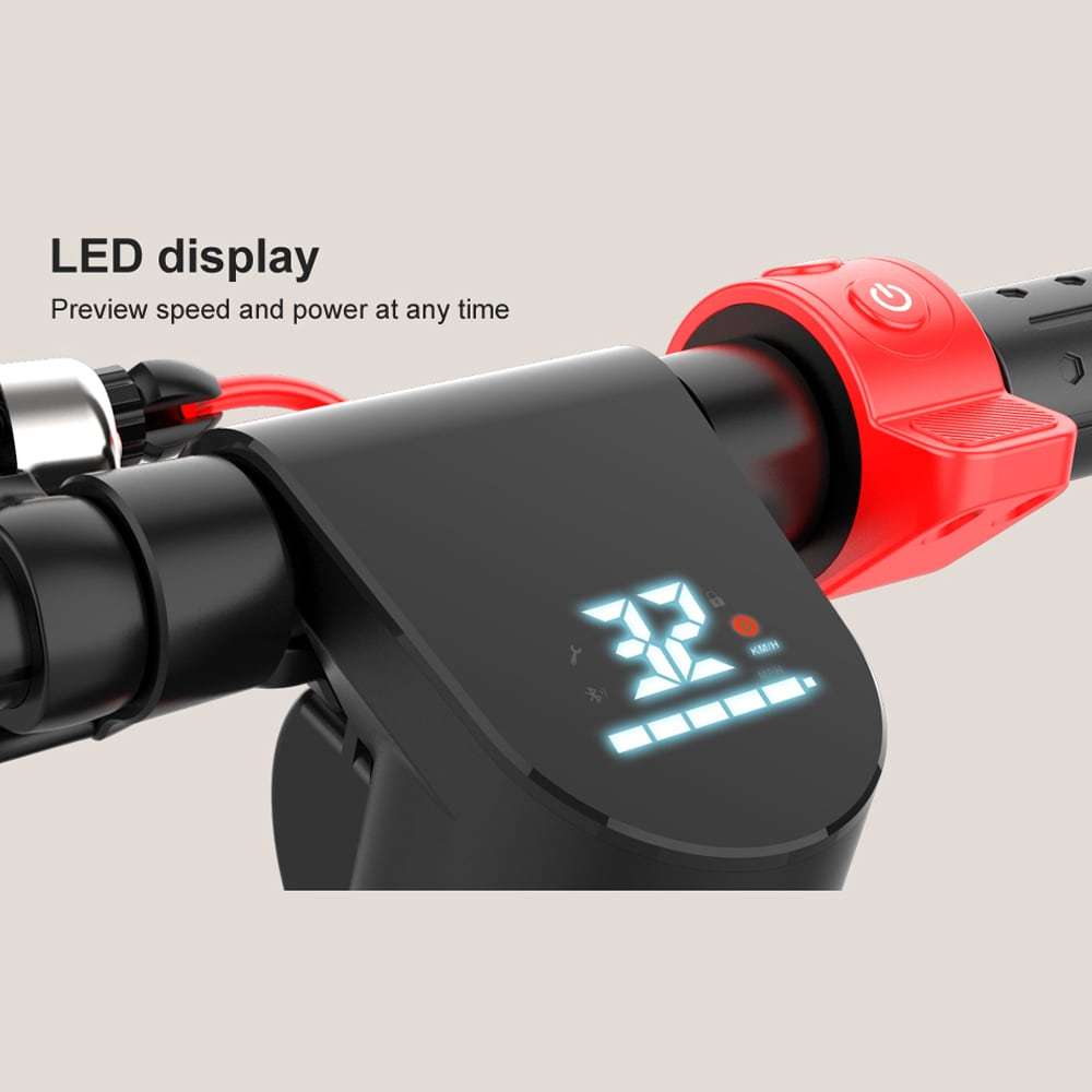 NEW Aluminum X8 Folding 10 Inch LED Front & Rear Lights 350W High Performance Motor Triple Braking System  Alloy Electric Scooter