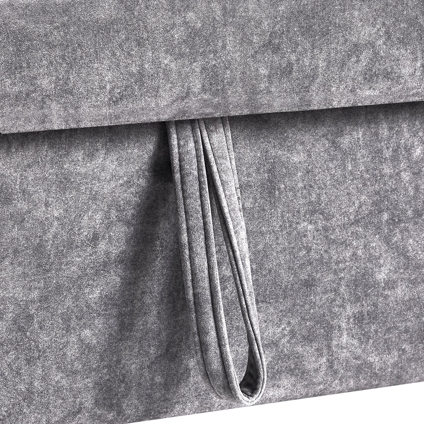 NEW Contemporary Grey Pull Out Sleep Sofa Bed Loveseat with Adjustable Backrest Storage Pockets USB Ports and 2 Soft Pillows