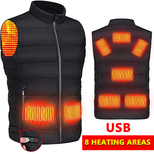 NEW Intelligent Three-speed Temperature Control Electric Heating Vest Keeps The Whole Body Warm