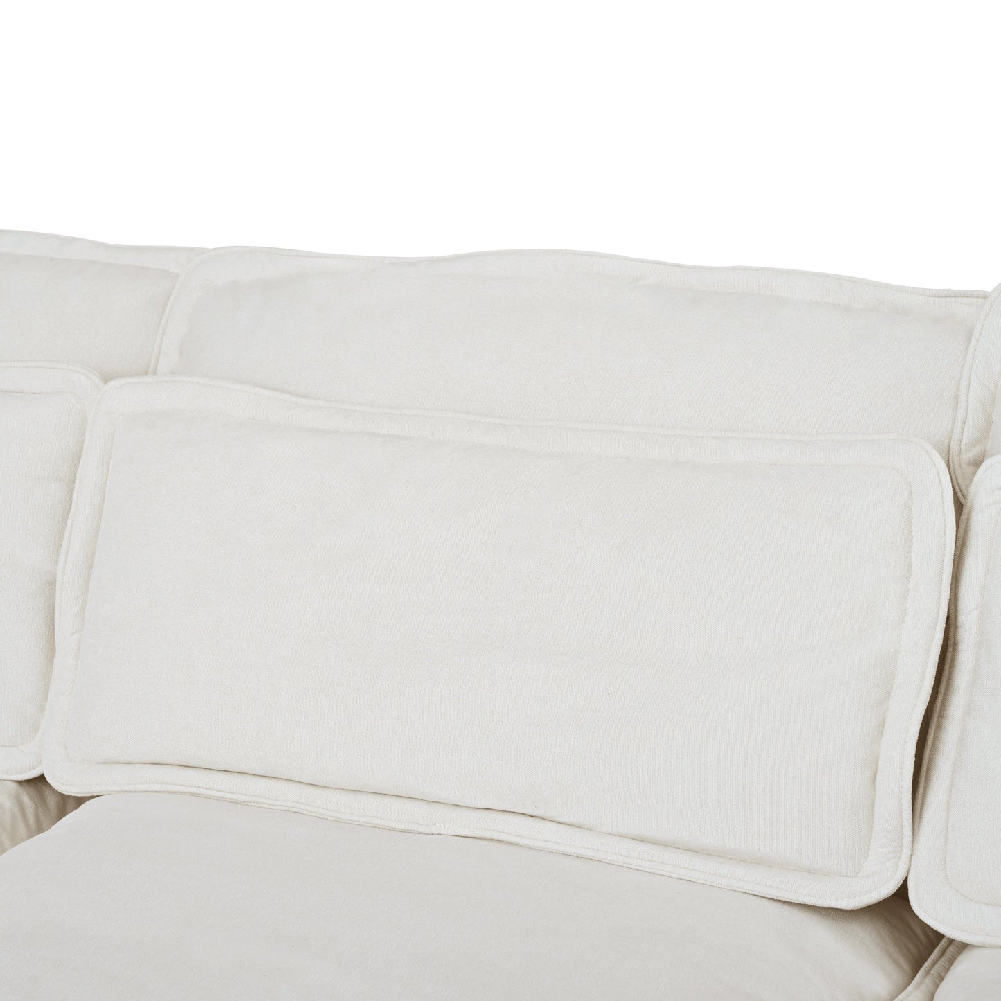 NEW U Style Double-Layer Cushion Four Seater  Modular Sofa with Storage Function