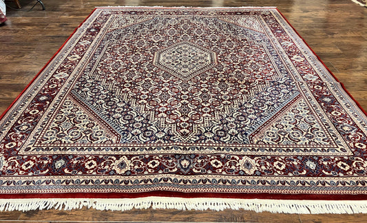 USED Karastan Rug 8x10, Kara Shah Red Bidjar, Belgium Power Loomed Rug, Wool Pile Karastan Rug, Vintage