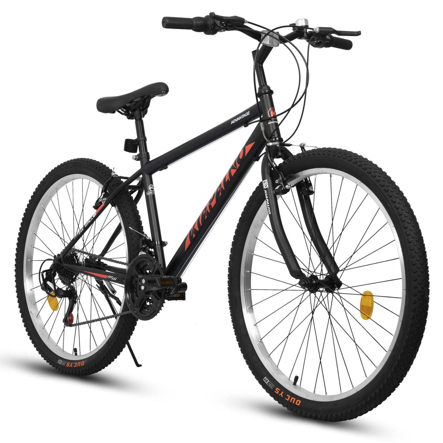 NEW A24338 24 Inch Carbon Steel Frame Mountain Bike,21-Speed Dual V-Brake, Adult and Teens Bicycle for Mountain