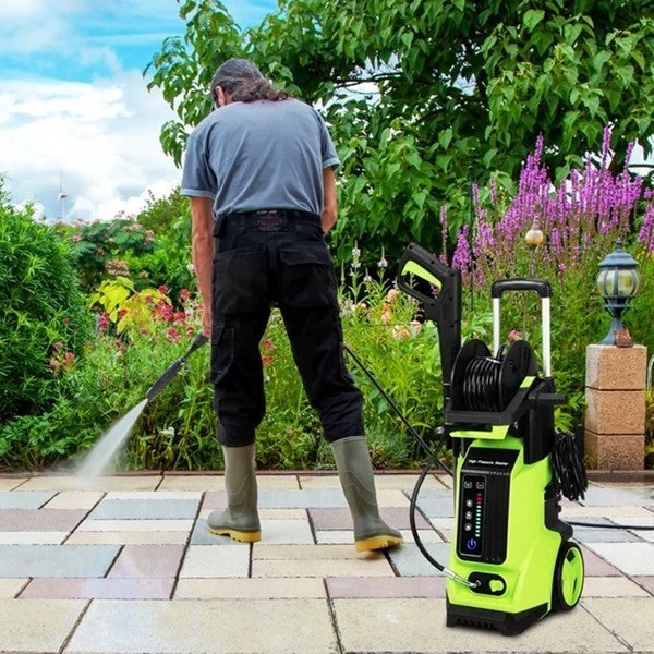 NEW High Pressure Washer Cleaning Machine Green Power Washer