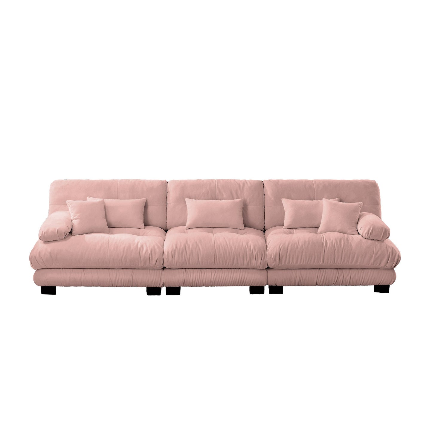 NEW 3-Seater Sectional Modular Deep Seat Chenille Soft Comfy Upholstered Sofa Couch