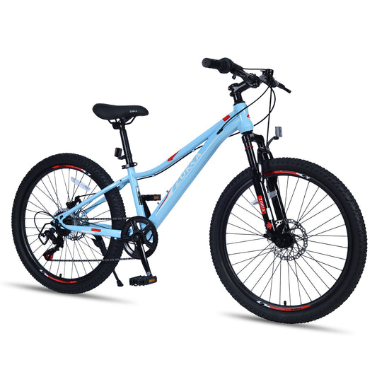 NEW Mountain Bike for Girls and Boys Mountain 24 inch shimano 6-Speed bike