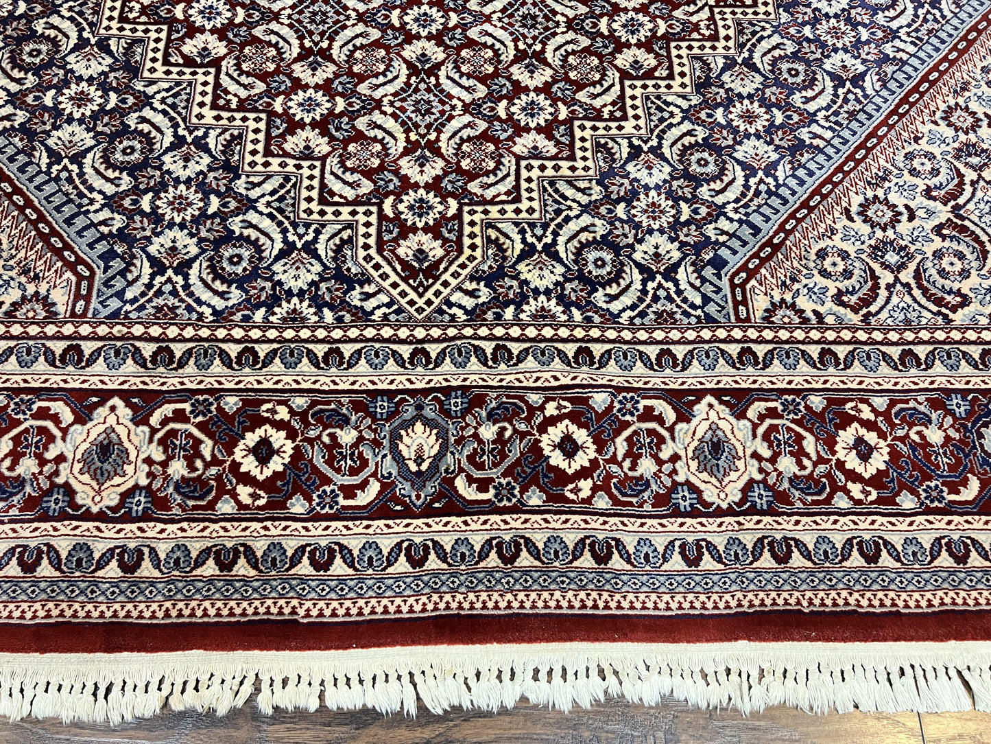 USED Karastan Rug 8x10, Kara Shah Red Bidjar, Belgium Power Loomed Rug, Wool Pile Karastan Rug, Vintage