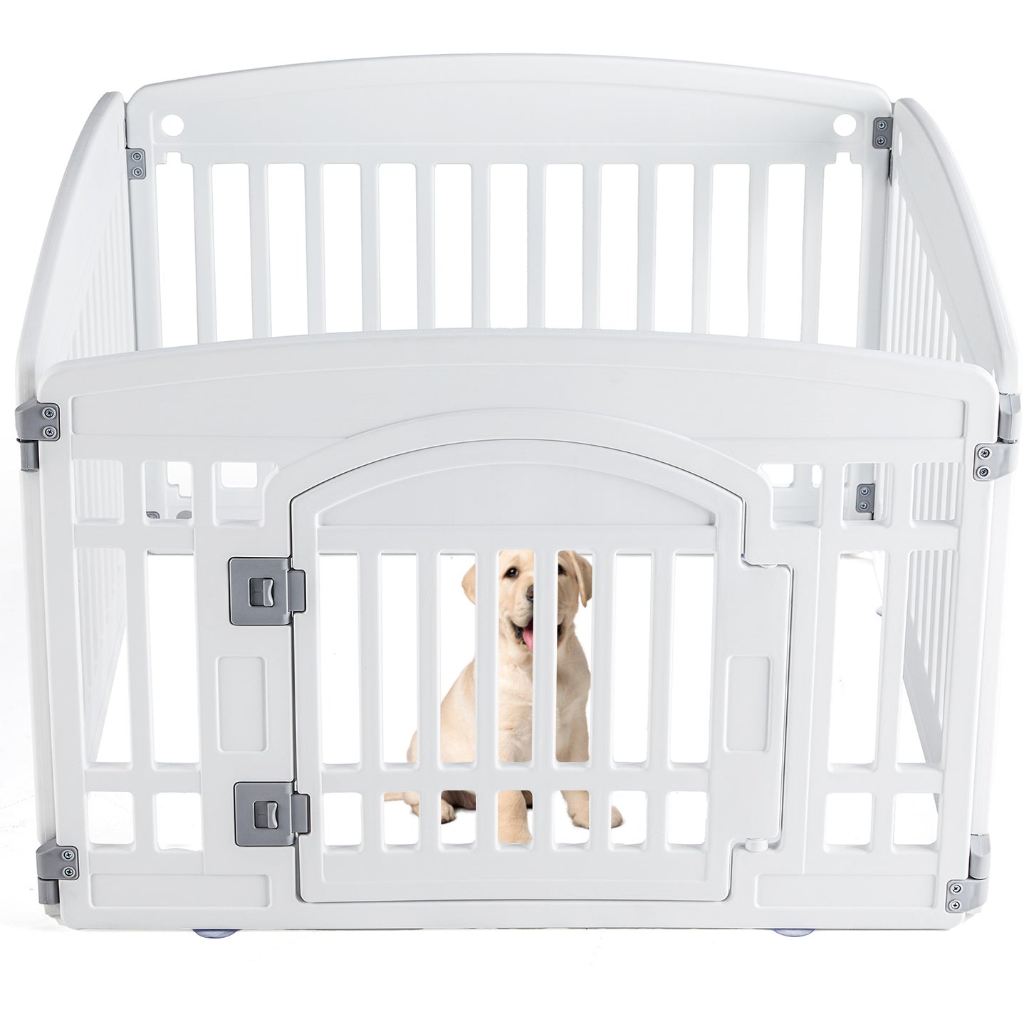 NEW SMUG Indoor Outdoor Pet Dog Game Lockable Door Playpen Cage Fence