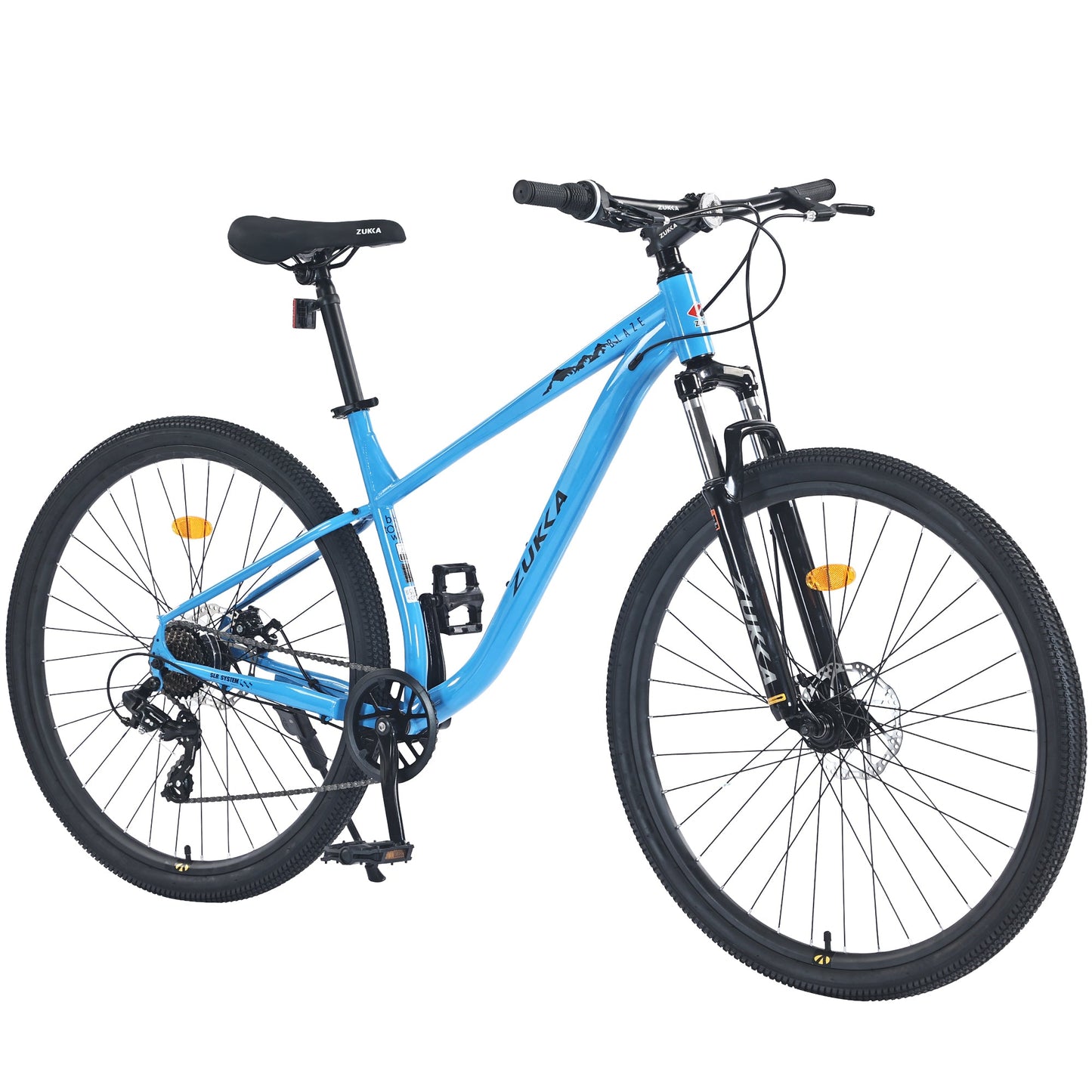 NEW 29 Inch Wheels 8 Speed Mountain Bike, for Men Women Boys and Girls, Front Suspension, Steel Frame
