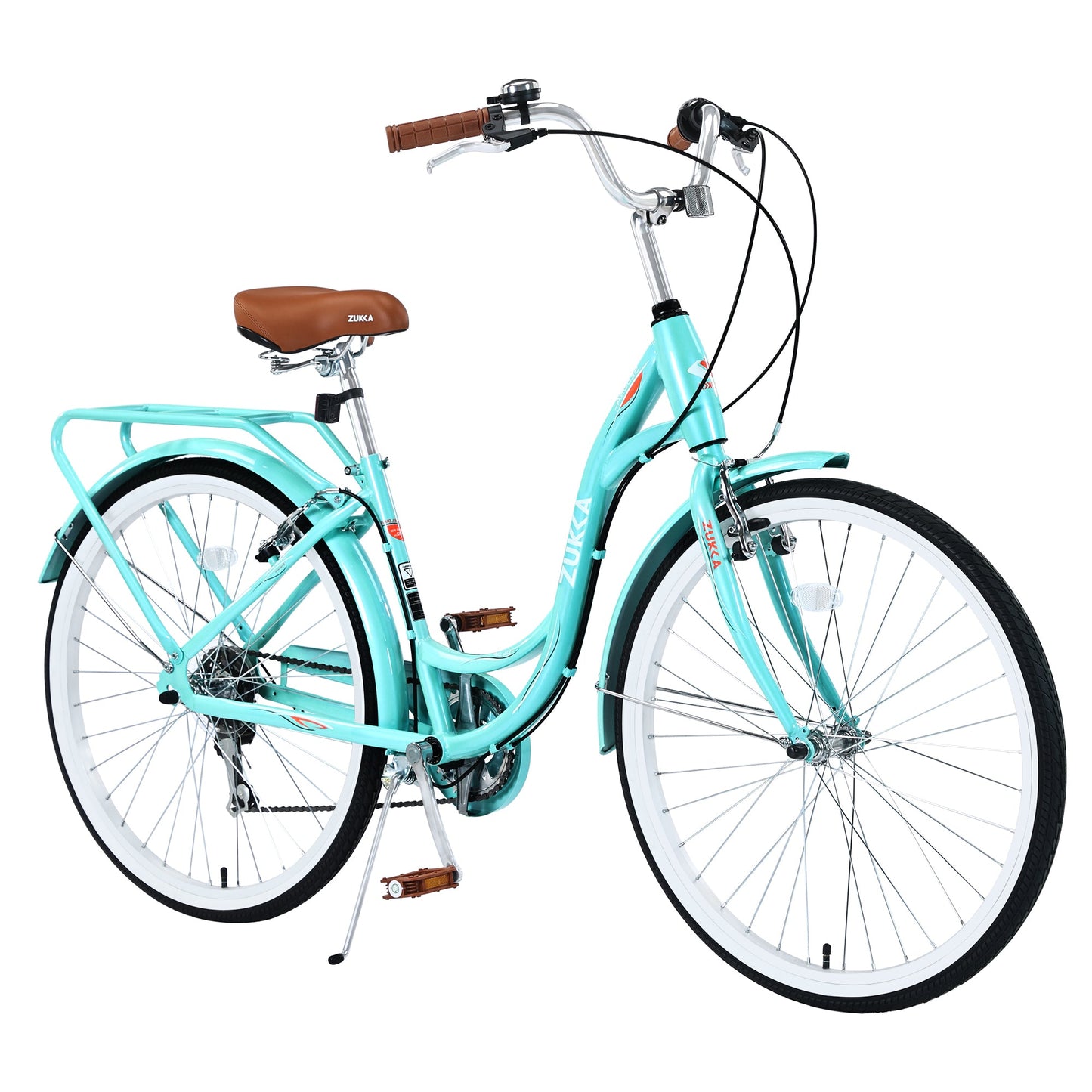 NEW 7 Speed, Steel Frame, Multiple Colors 24 Inch Ladies Bicycle