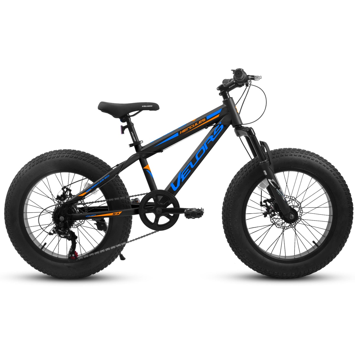 NEW V20235 20 Inch Fat Tire Bike Adult 7 Speed Mountain Bike, Dual Disc Brakes, High Carbon Steel Frame, Front Suspension, Mountain Buggy, City Commuter City Bike, Fat Tire Bike