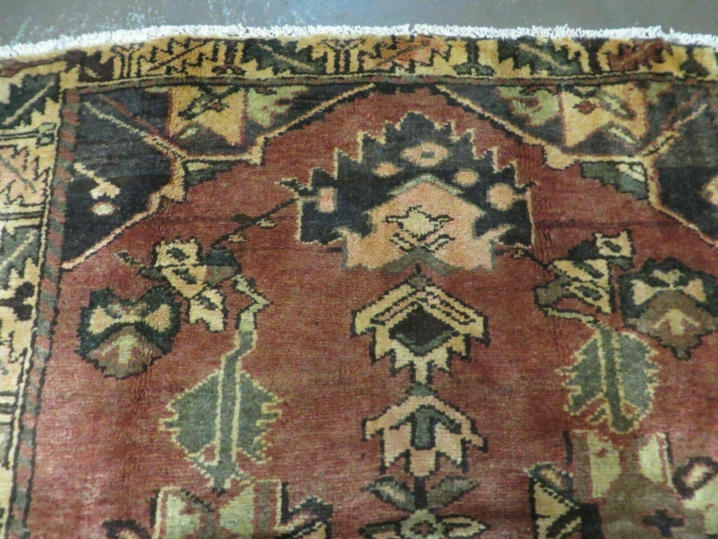 USED 4' X 6' Antique 1920 Handmade Turkish Wool Rug Veg Dye Nice