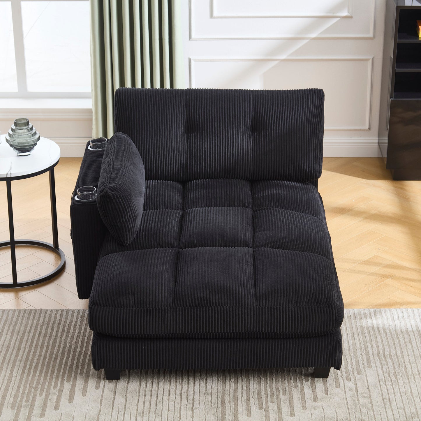 NEW UNITED WE WIN Sleeper Sofa Couch Bed,Oversized Chaise Lounge Chair Cozy Cloud Couch