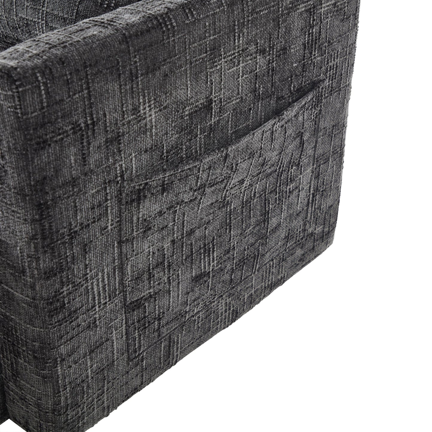 NEW Chenille Multifunctional Sofa Recliner with Storage Backrest and Cell Phone Bracket