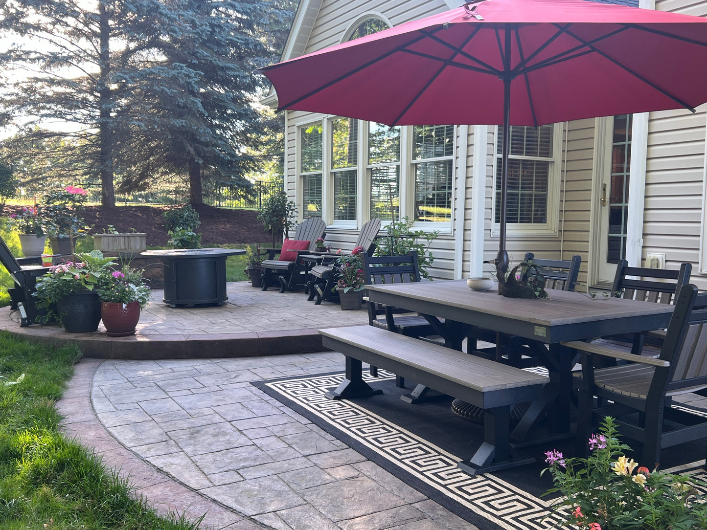 NEW Trestle X Outdoor Table