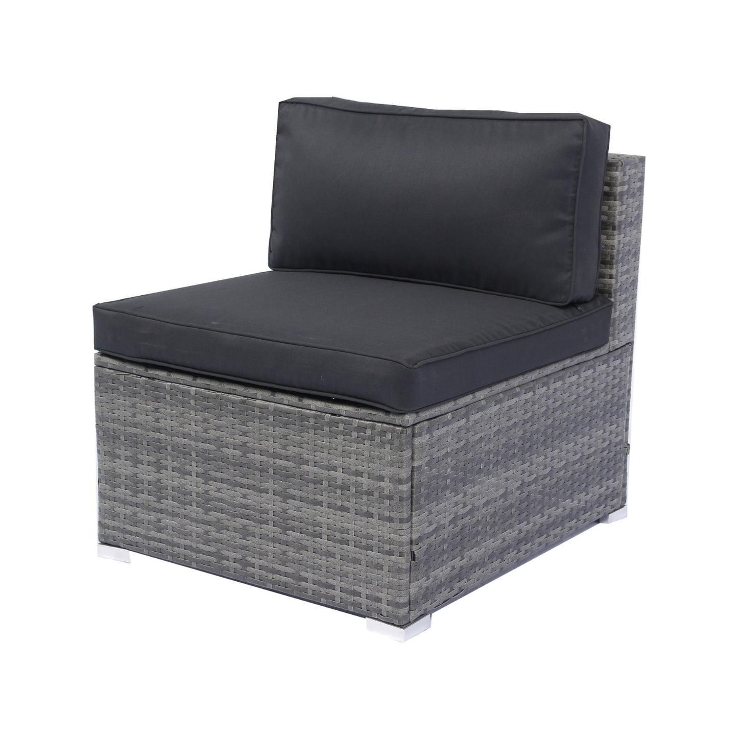 NEW 7-Piece Outdoor Wicker Rattan Sectional Sofa Patio Set W Retractable Canopy