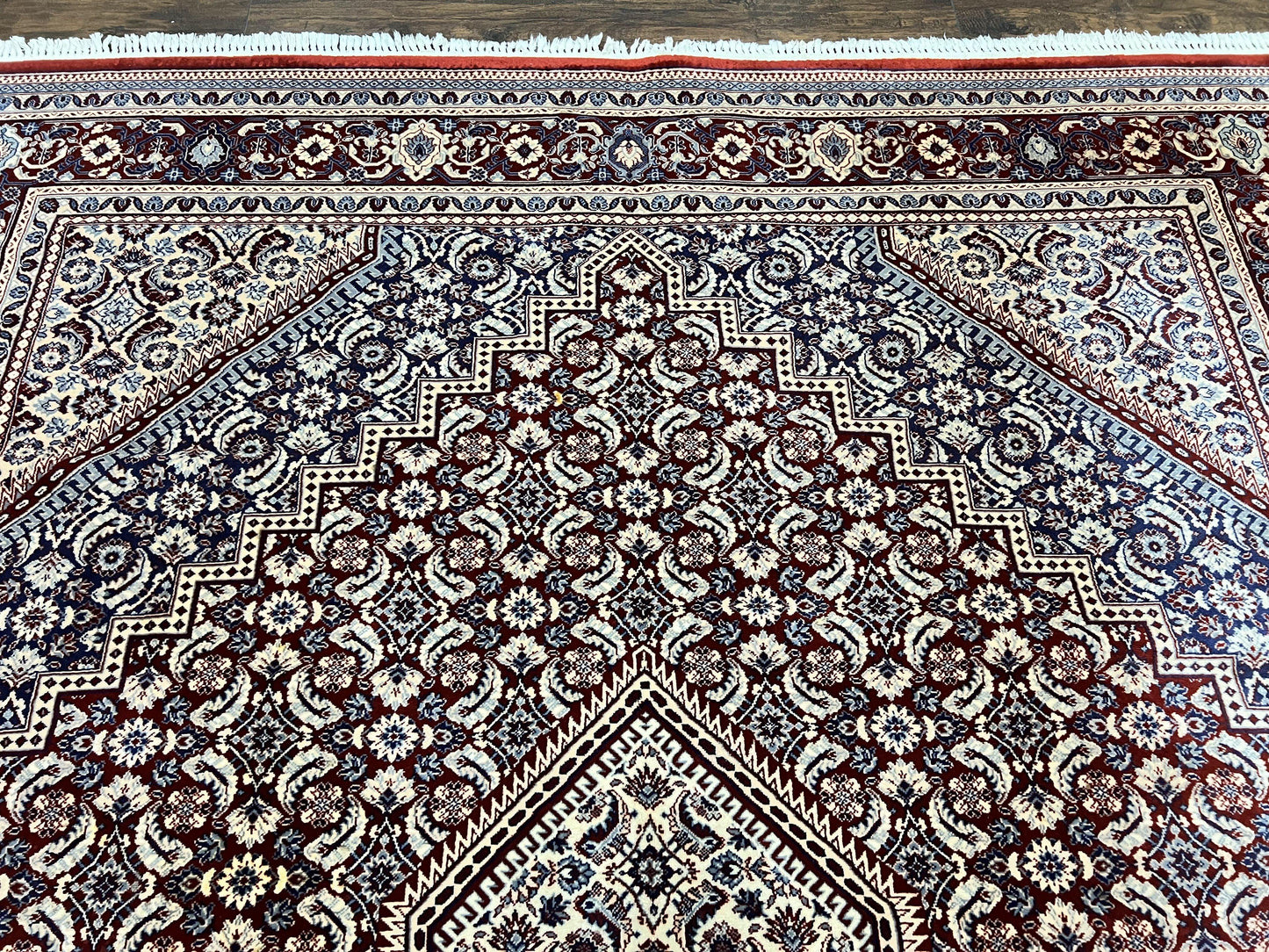 USED Karastan Rug 8x10, Kara Shah Red Bidjar, Belgium Power Loomed Rug, Wool Pile Karastan Rug, Vintage