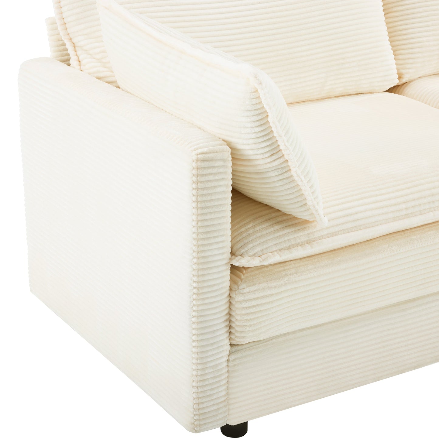 NEW 69' PLUSH Cloud Loveseat Modular 2-Seater Sectional Sofa