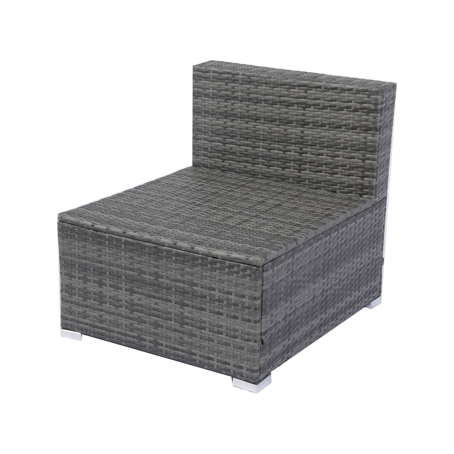 NEW 7-Piece Outdoor Wicker Rattan Sectional Sofa Patio Set W Retractable Canopy