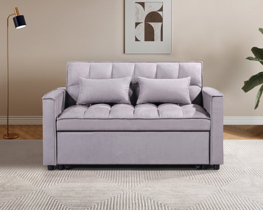 NEW Pull Out Couch Bed-3 in 1 Convertible Sleeper Couch Bed Lounge Pull-Out Sleeper Sofa