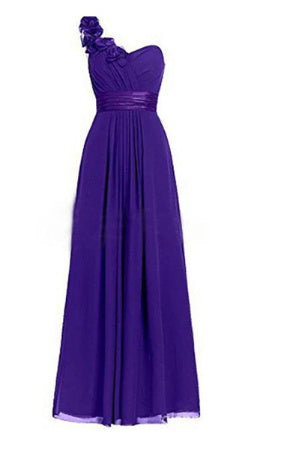 New Women's Multi Colored Slanted Neck Sleeveless Strapless Long Dress