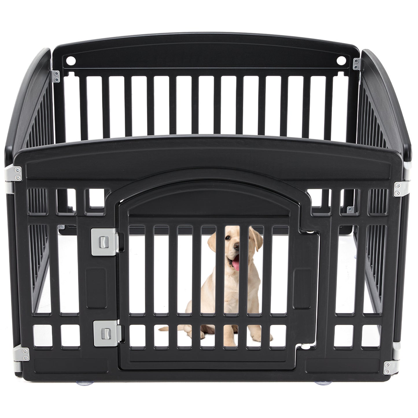 NEW SMUG Indoor Outdoor Pet Dog Game Lockable Door Playpen Cage Fence