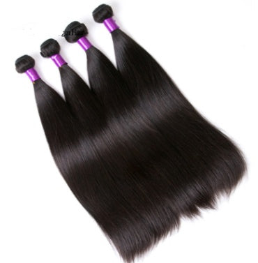 NEW Human Straight Brazilin 1B Natural Color Hair