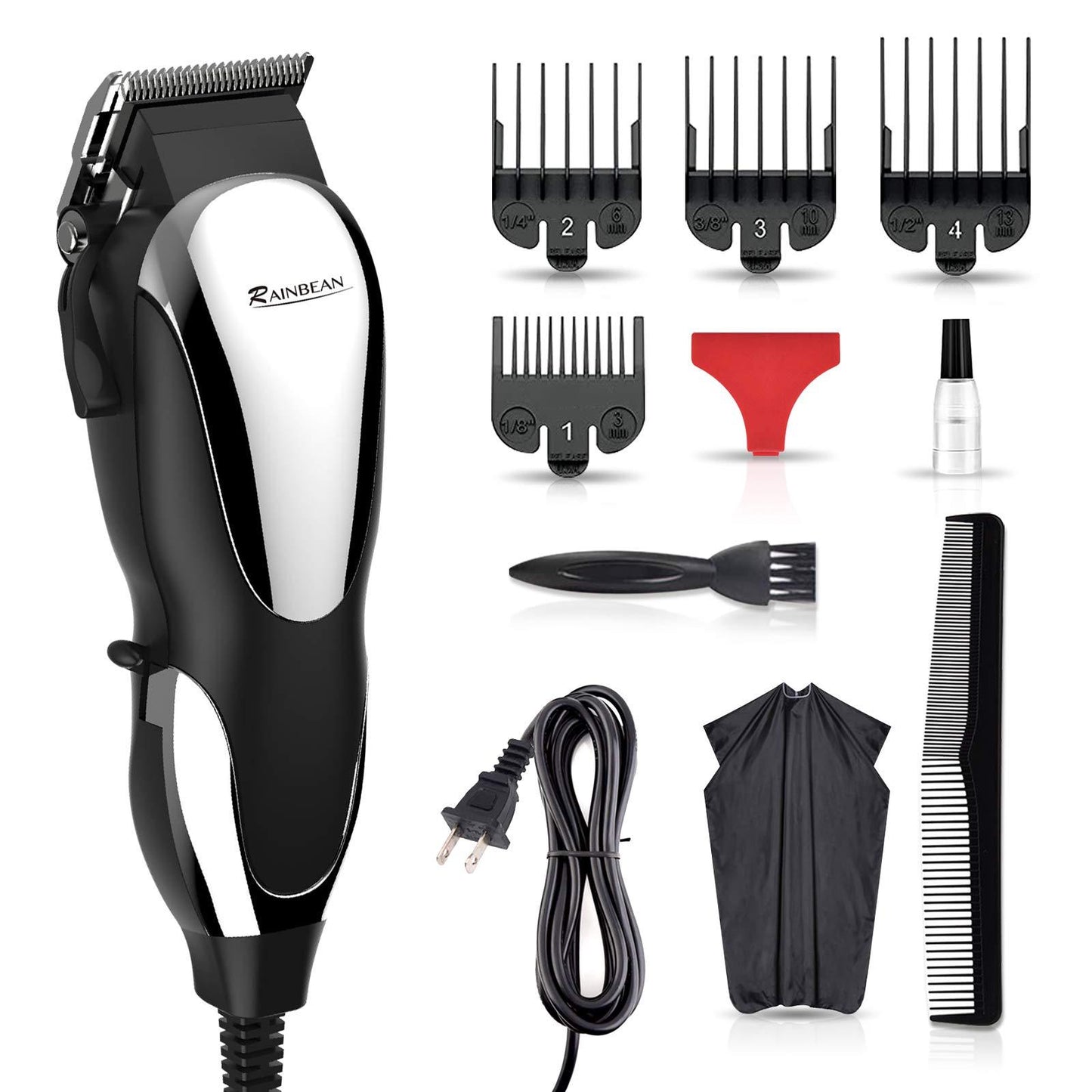 NEW Professional Hair Clippers, Corded Hair Clippers for Men Kids Strong Motor Barber Salon Complete Hair Beard Clipping and Trimming Kit