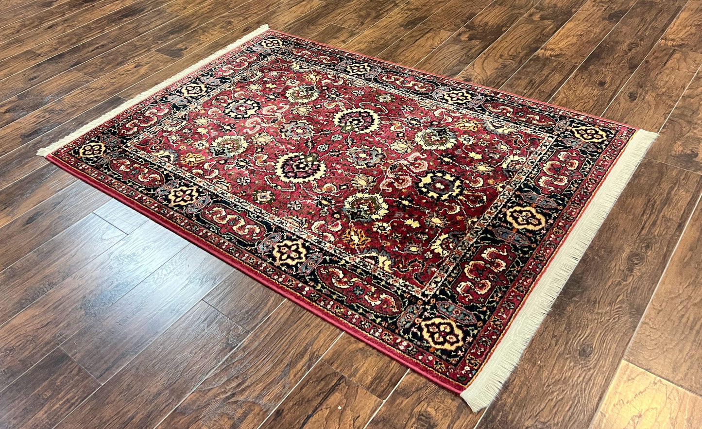 USED Karastan Rug 4x6, Williamsburg Herati #558, Wool Karastan Carpet, Vintage Karastan Persian Area Rug, Wool Pile