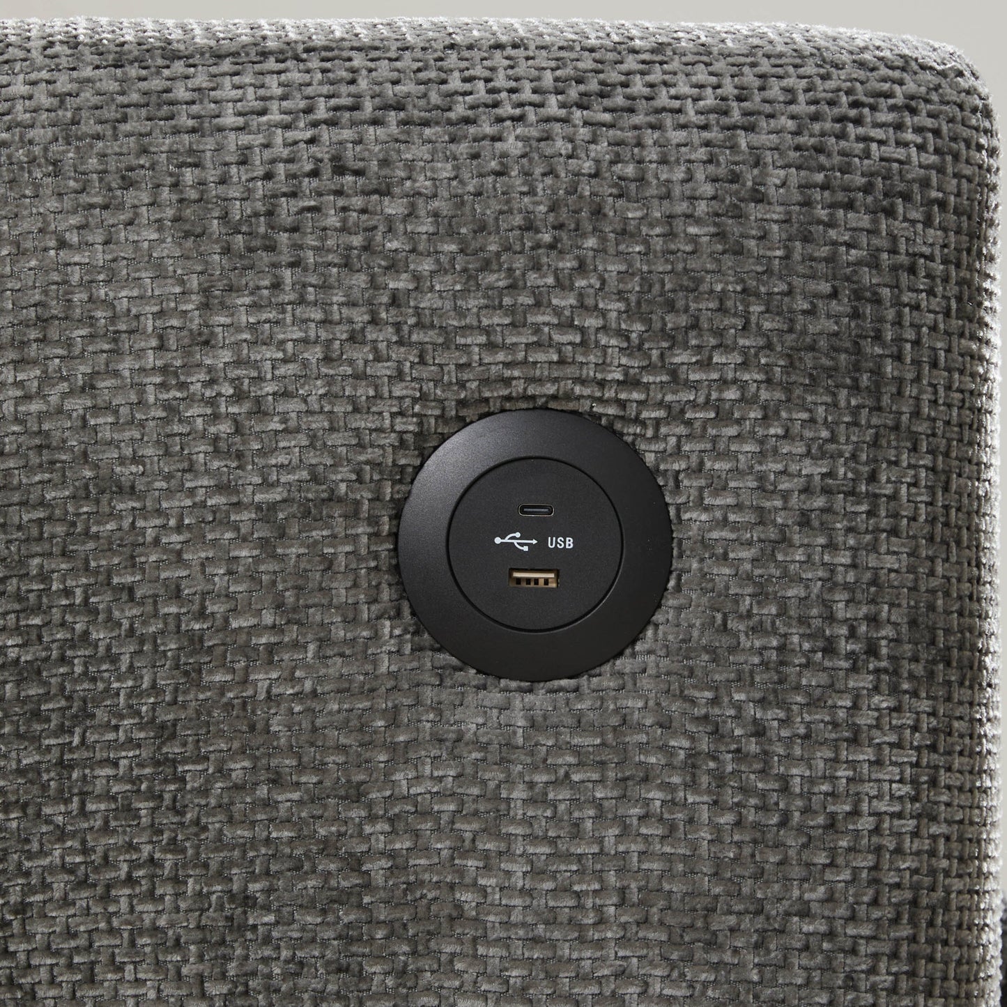 NEW 42*33' Single Sofa, Armchair with Wide Seat, Dual-port Charger, Pull-line & Tufted Design, High-density Foam, Suitable for Living Room & Apartment, Chenille, 2 Colors